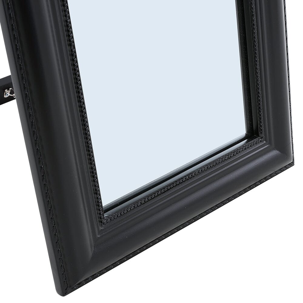 150cm H Full Length Mirror Classic Wood Beveled Floor Mirror Full Length Mirrors Living and Home 