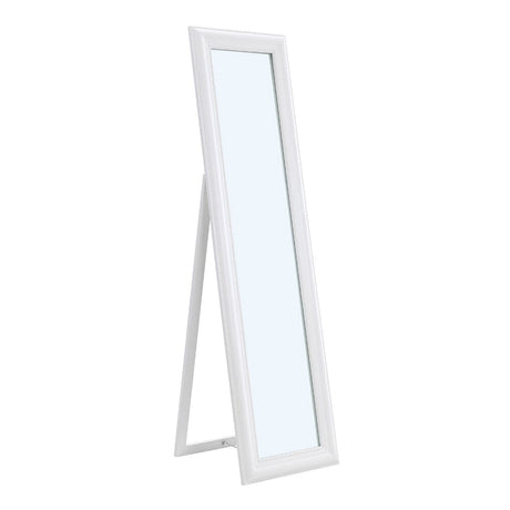 150cm H Modern White Framed Full Length Mirror Wood Beveled Floor Mirror Full Length Mirrors Living and Home 