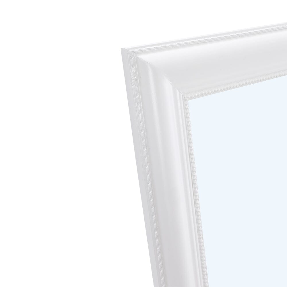 150cm H Modern White Framed Full Length Mirror Wood Beveled Floor Mirr ...