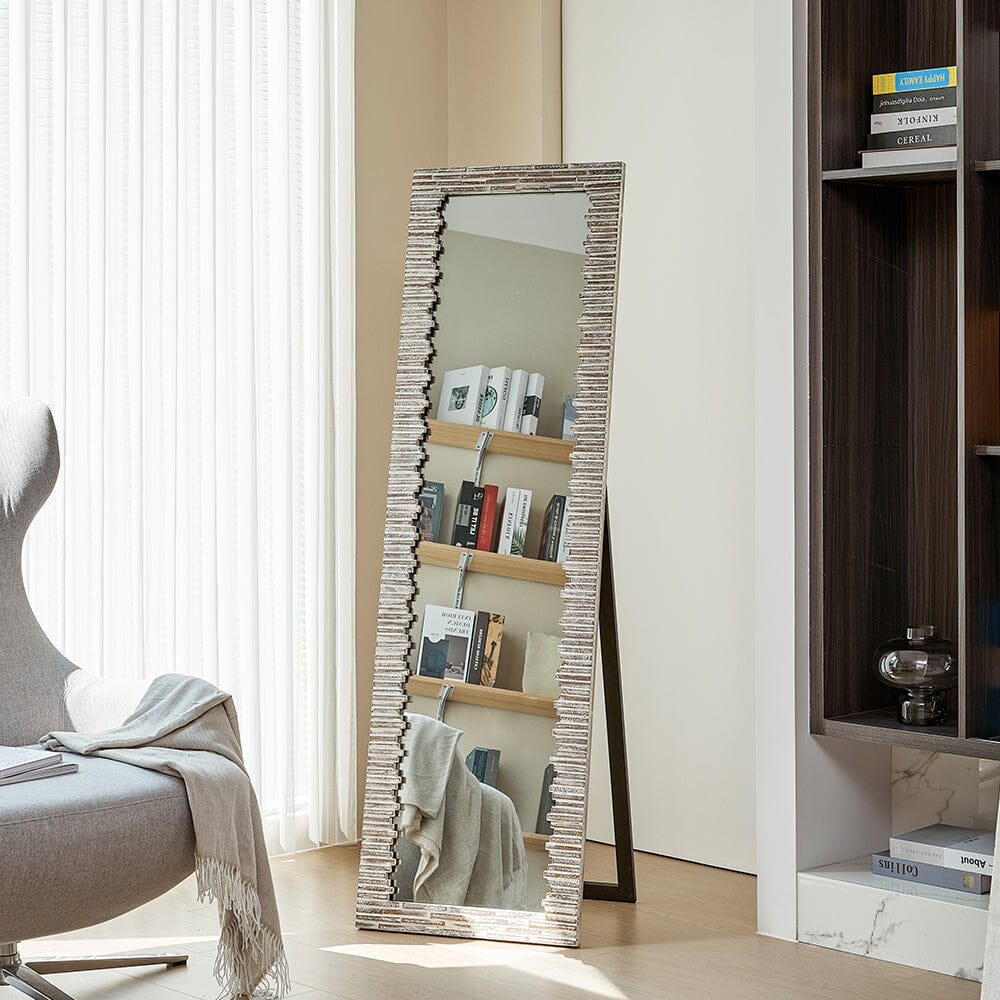 170cm H Modern Grey FullLength Floor Mirror Living and Home