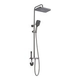 3ft H Thermostatic Shower Set with High-Pressure Spray Gun Shower Systems Living and Home 