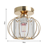 Metal Lantern Shape 1-Light Pendant Light Living and Home 