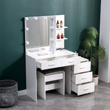 Hollywood Dressing Table Set with Large Lighted Mirror Living and Home 