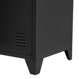 119cm W Metal File Cabinet with Shelves for Home and Office Cabinets Living and Home 