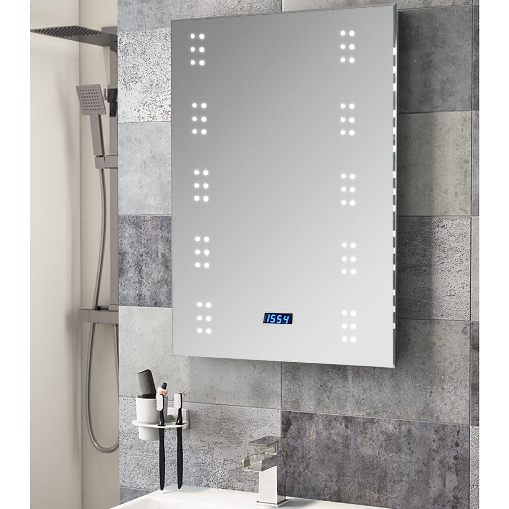 700x500 MM Rectangle Smart LED Touch Bathroom Mirror Bathroom Mirrors Living and Home 