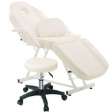 Adjustable Beauty Bed Salon Chair Set with Stool Salon Chairs Living and Home 