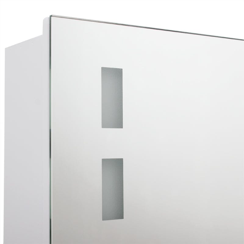 65cm Wide Bluetooth LED Mirror Cabinet for Bathroom Bathroom Mirror Cabinets Living and Home 