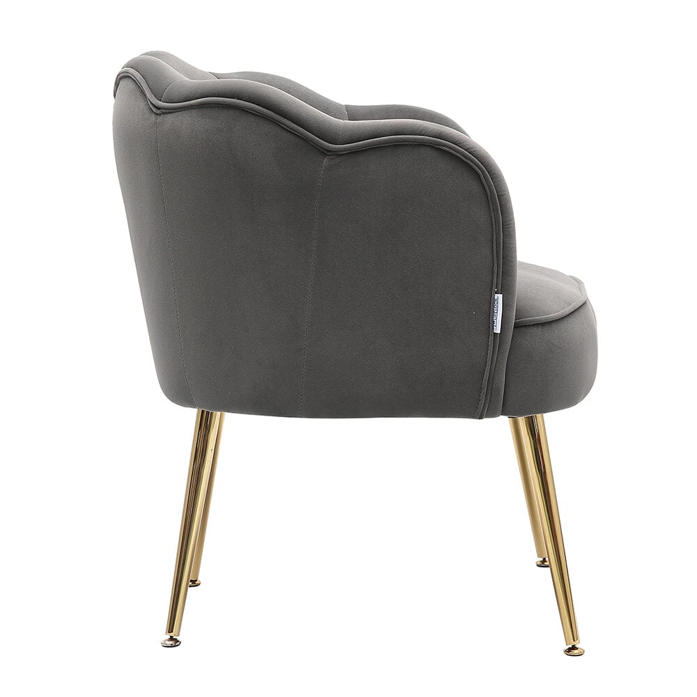 Frosted velvet office discount chair