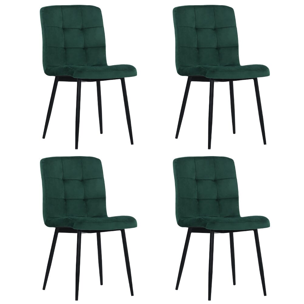 44cm Wide Retro Velvet Accent Desk Chair Dining Desk Chairs Dining Chairs Living and Home 