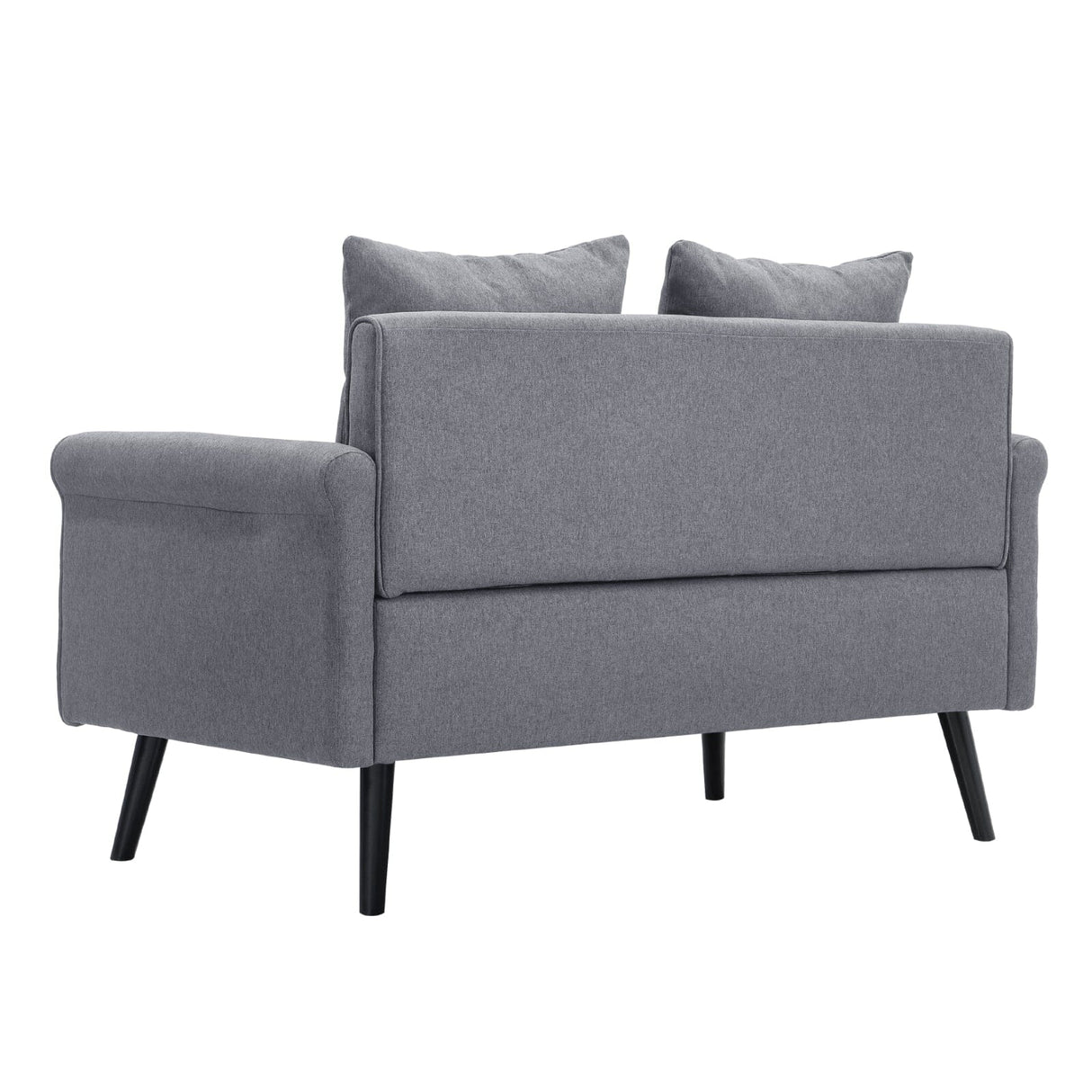 54inch Modern Fabric Sofa 2 Seat with 2 Pillows 2 Seater Sofas Living and Home 