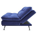 190cm Blue Sofa Bed Fabric Upholstered Tufted with 3 Seater Sofa Beds Living and Home 