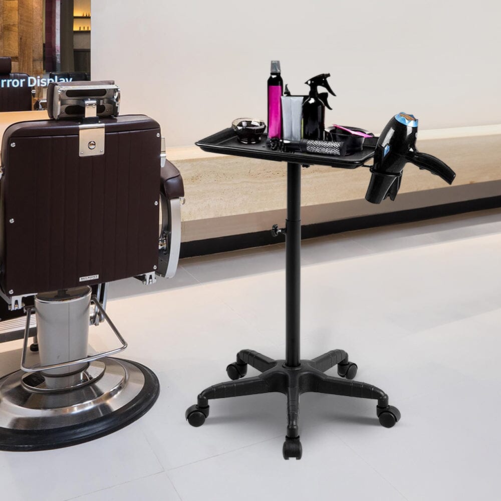 Adjustable Salon Tray Cart on Wheels – Living and Home