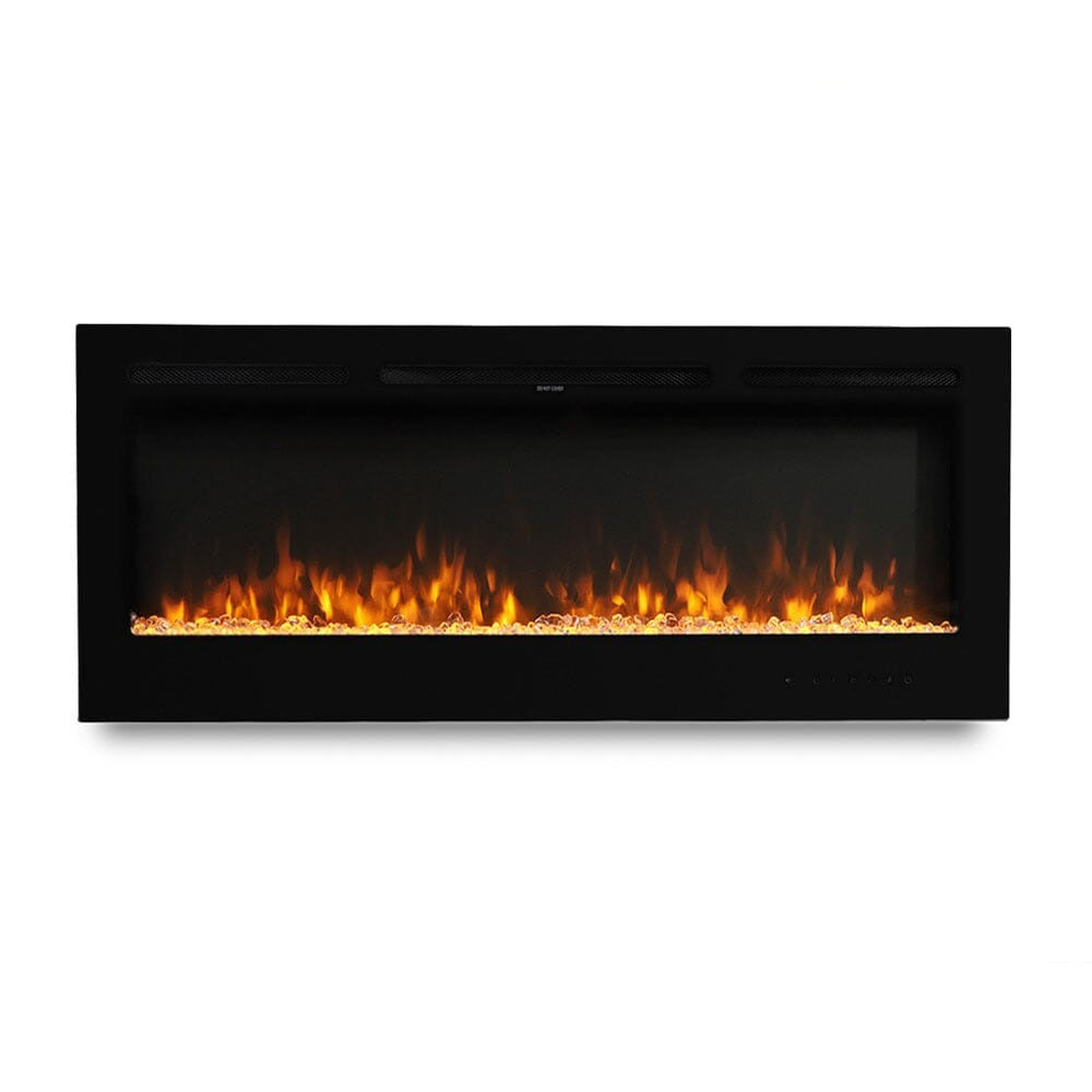 60 Inch Insert Electric Fireplace Heater 153cm Wide Wall Mounted Fireplaces 1500W Wall Mounted Fireplaces Living and Home 