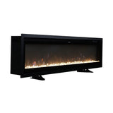 40/50/60 Inch Electric Fireplace 9 Colour LED Flame Effect Heater with Remote Control Freestanding Fireplaces Living and Home 