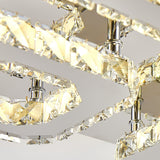 68 W Square LED Ceiling Light with Crystal Dimmable Warm Light Ceiling Lights Living and Home 