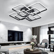 Contemporary LED Energy-efficient Semi Flush Ceiling Light Living and Home 