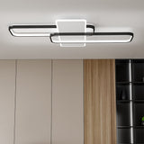 Modern Rectangular LED Ceiling Light Flush Mount Ceiling Lights Living and Home 