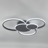 Modern 5 Rings LED Ceiling Light 115W White Light Ceiling Lights Living and Home 