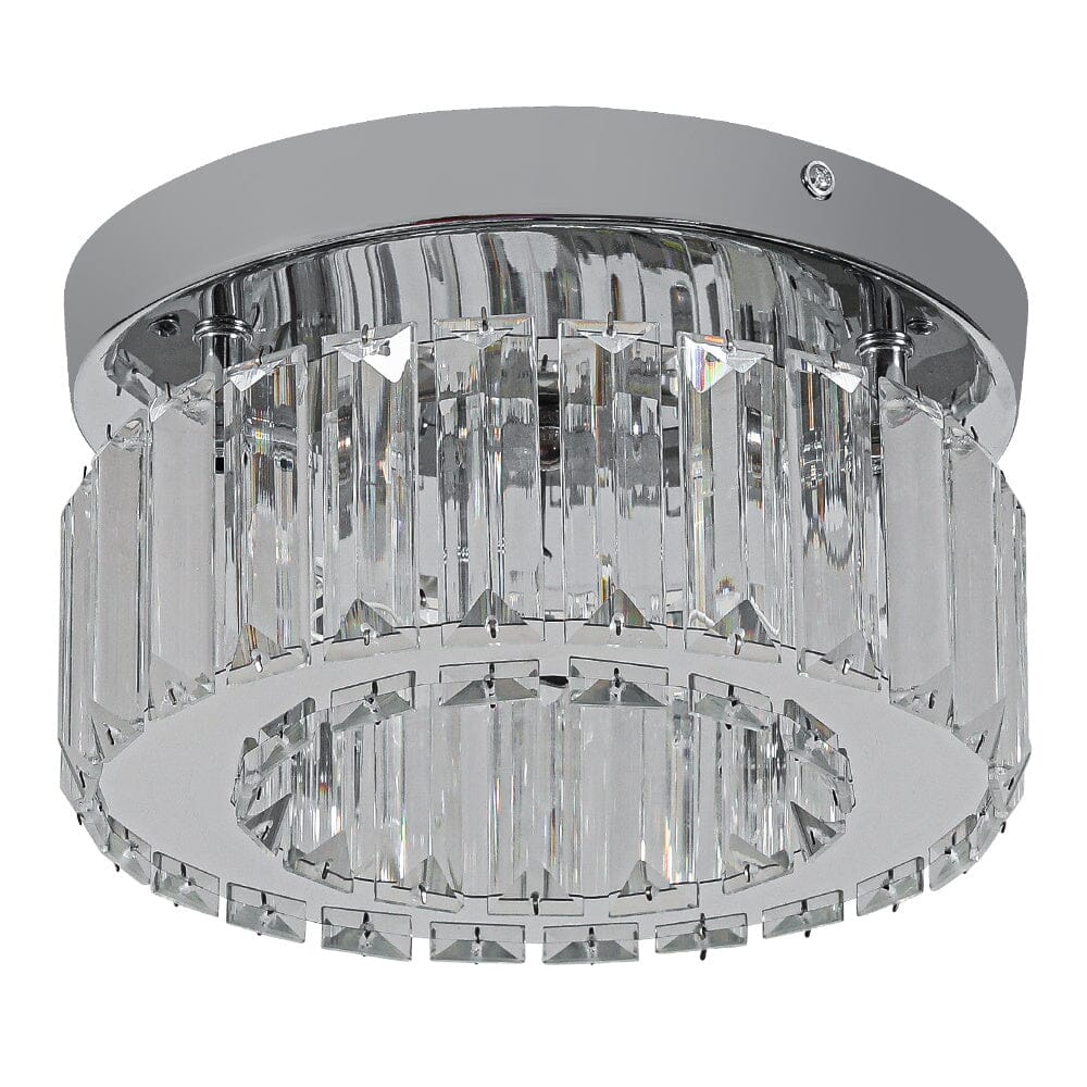 Modern Round Crystal Ceiling Light Living and Home 