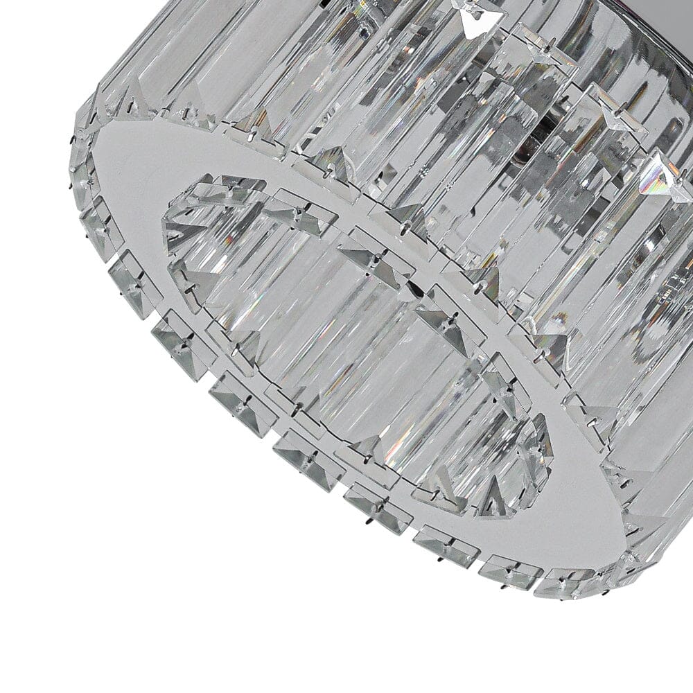 Modern Round Crystal Ceiling Light Living and Home 