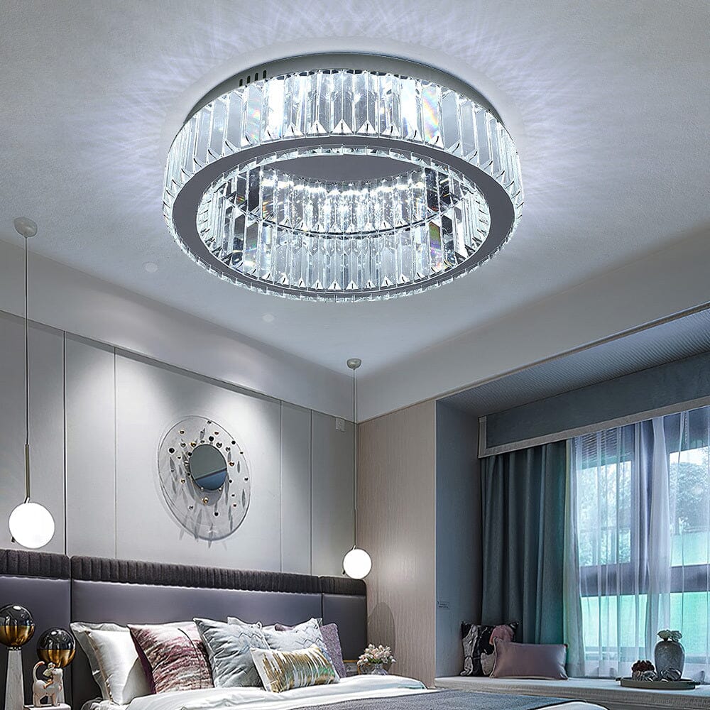 50cm Dia Modern Round Crystal Ceiling Light Living and Home 