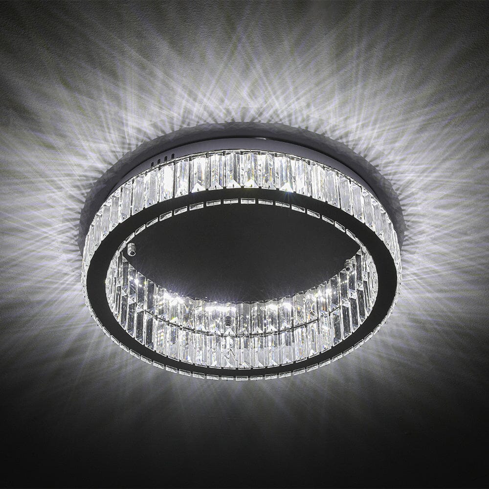 50cm Dia Modern Round Crystal Ceiling Light Living and Home 