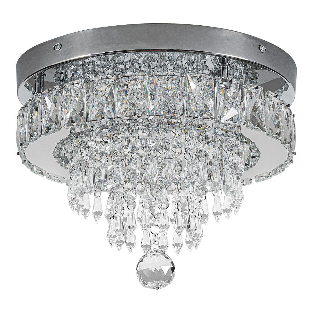 Elegant Crystal Round Ceiling Light Living and Home 