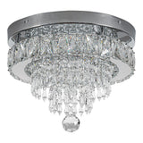 Elegant Crystal Round Ceiling Light Living and Home 