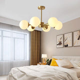 Lightsin Post-Modern Creative Copper Globe Chandelier Lightsin 