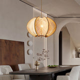 Lightsin Handcrafted Wooden LED Pendant Light with Modern Style Lightsin™ 