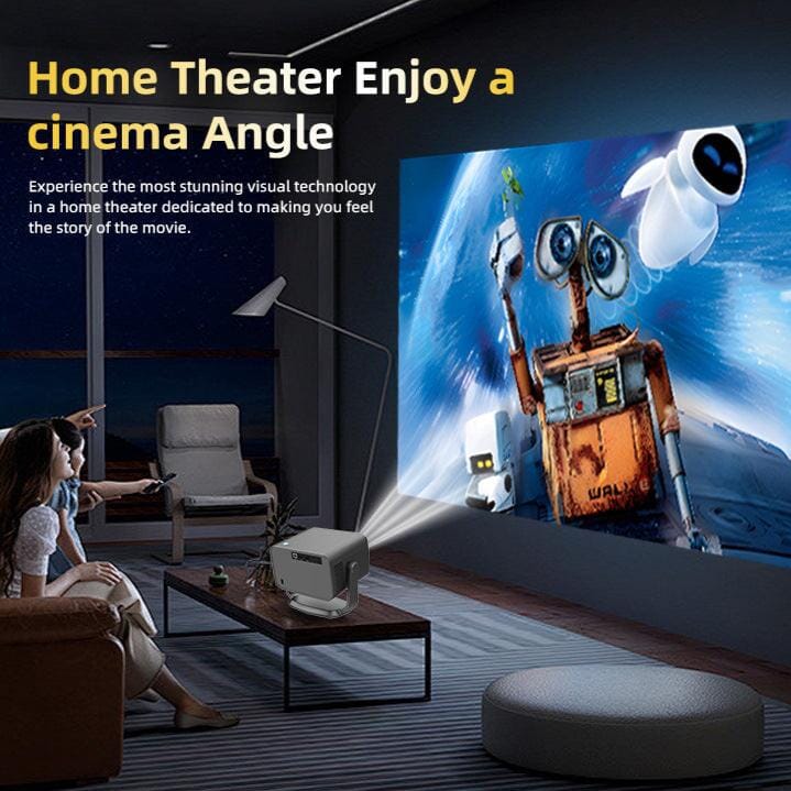 Compact 360 Smart 4K Projector Living and Home 