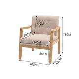 Wooden Armchair Upholstered Occasional Chair Lounge Chairs Living and Home 