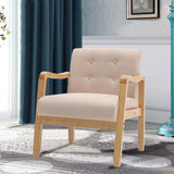 Wooden Armchair Upholstered Occasional Chair Lounge Chairs Living and Home 