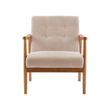 Wooden Armchair Upholstered Occasional Chair Lounge Chairs Living and Home 