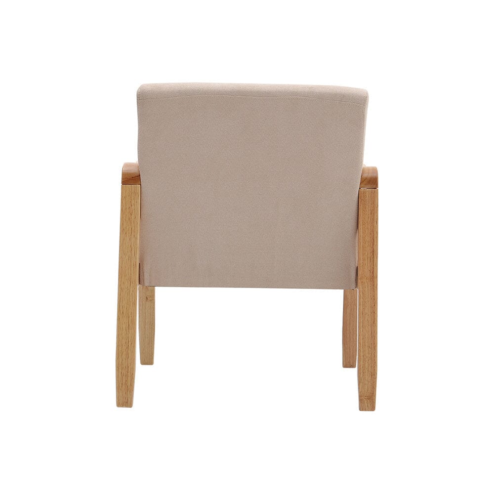 Wooden Armchair Upholstered Occasional Chair Lounge Chairs Living and Home 