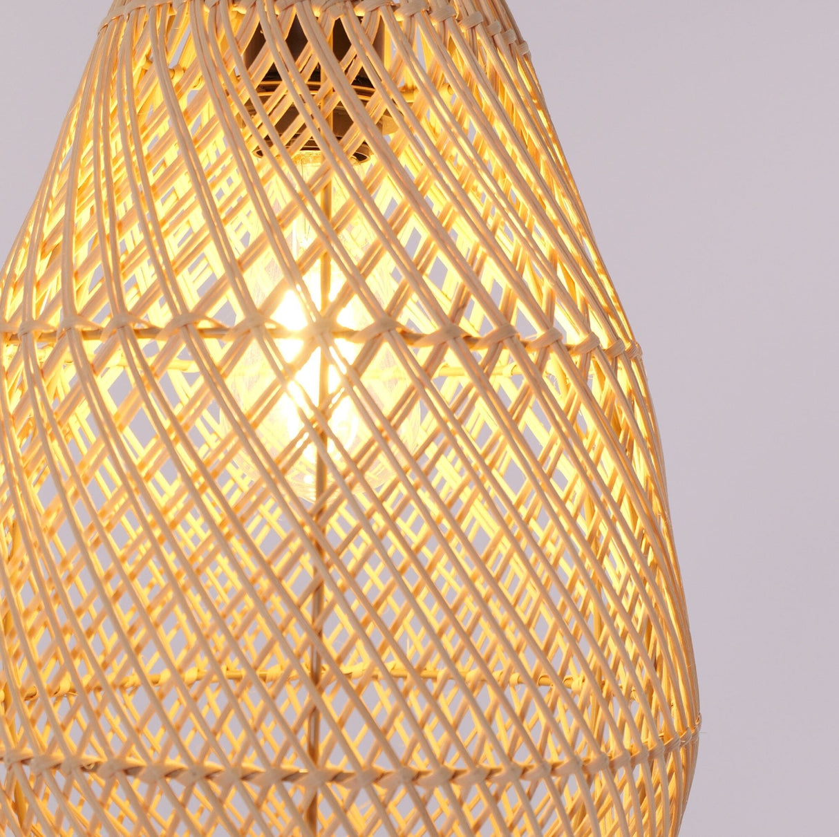 Lightsin Eco-Friendly Rustic Rattan Pendant Light For Home Decor Lightsin UK 