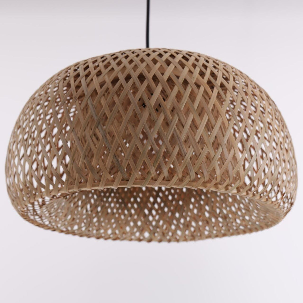 Lightsin Vintage Handwoven Bamboo Dome Pendant Light Lightsin UK 