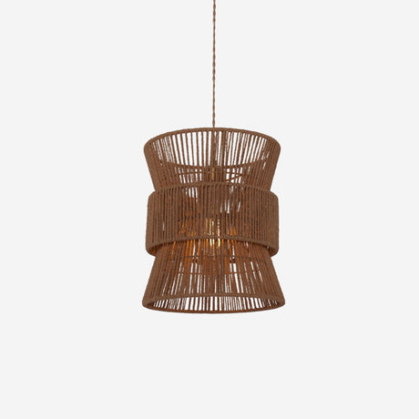 Lightsin Artisanal Handwoven Eco-Friendly Circular Pendant Light Lightsin UK 