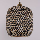 Lightsin Geometric Black Bamboo Pendant Light Lightsin UK 