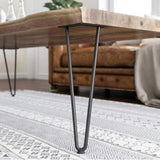 4 Pcs Metal Hairpin Furniture Table Legs Home DIY with Screws and Protectors Living and Home 