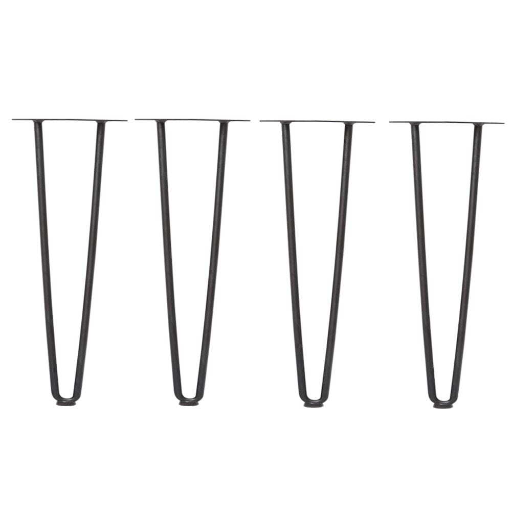 4 Pcs Metal Hairpin Furniture Table Legs Home DIY with Screws and Protectors Living and Home 