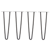 4 Pcs Metal Hairpin Furniture Table Legs Home DIY with Screws and Protectors Living and Home 