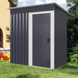 Galvanized Steel Garden Patio Tool Shed Living and Home 