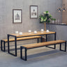 Industrial Heavy Duty Rectangular Iron Table Legs Living and Home 