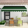 Manual Shelter Retractable Patio Awning Patio Awnings Living and Home 