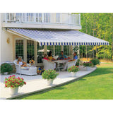 Manual Shelter Retractable Patio Awning Patio Awnings Living and Home 