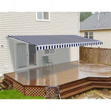 Manual Shelter Retractable Patio Awning Patio Awnings Living and Home 