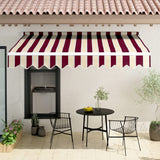 Manual Shelter Retractable Patio Awning Patio Awnings Living and Home 