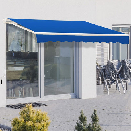 Manual Shelter Retractable Patio Awning Patio Awnings Living and Home 