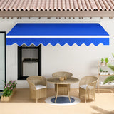 Manual Shelter Retractable Patio Awning Patio Awnings Living and Home 